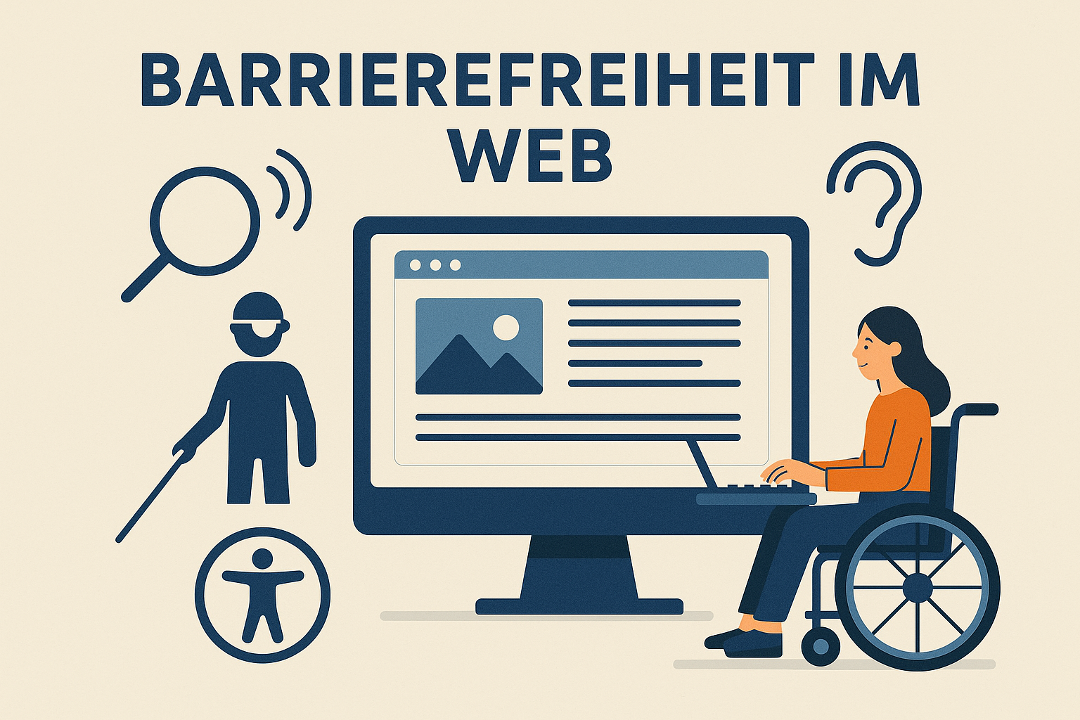 Barrierefreiheit im Web: So machst du deine Website für alle zugänglich